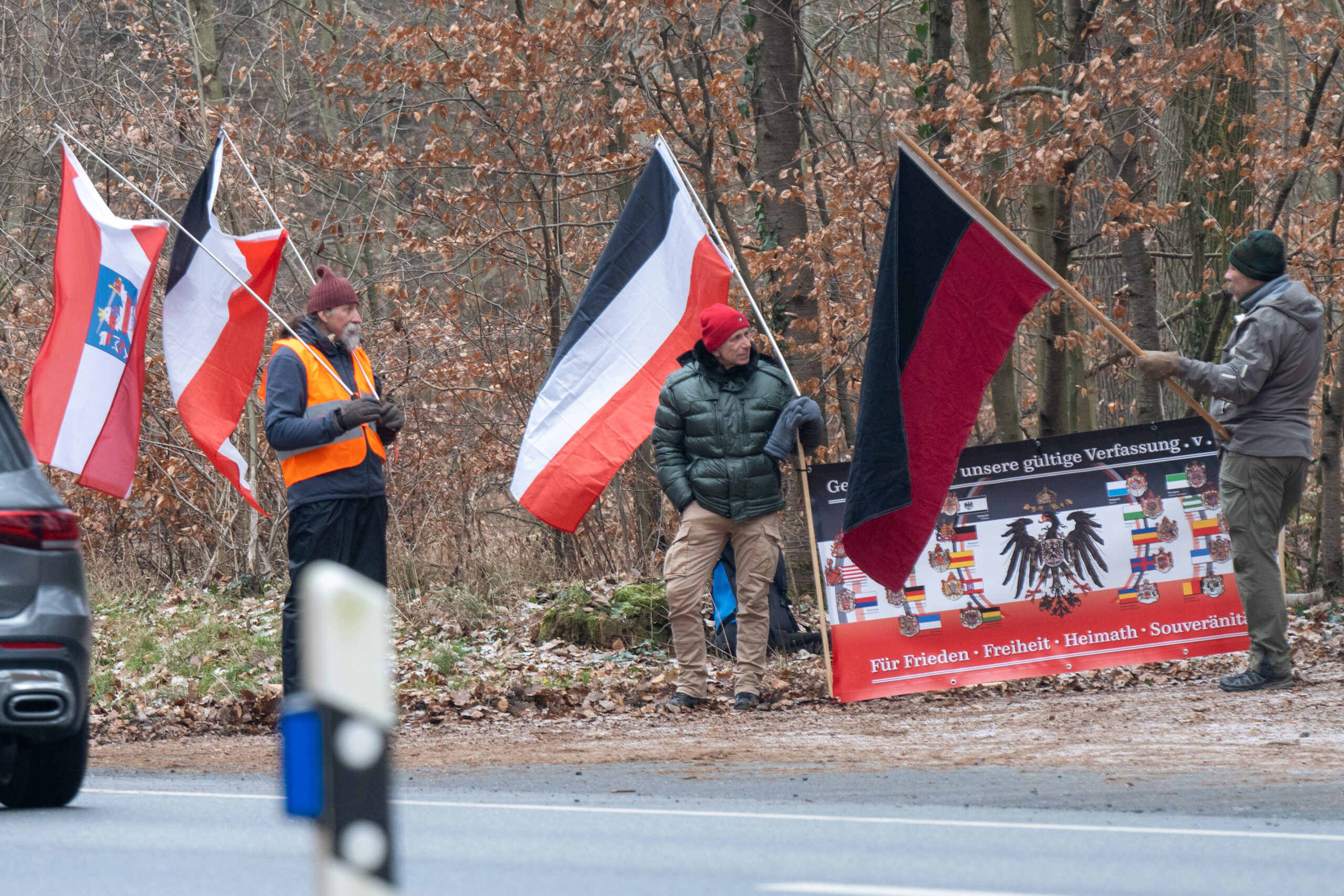 Die Reichsbürger-Proteste in Darmstadt